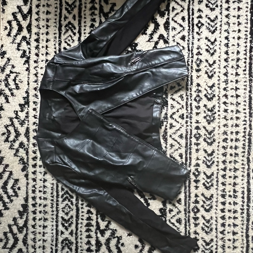 Guess Leather Jacket Size XS.
